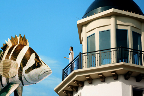 實(shí)景拍攝?萬(wàn)科雙月灣